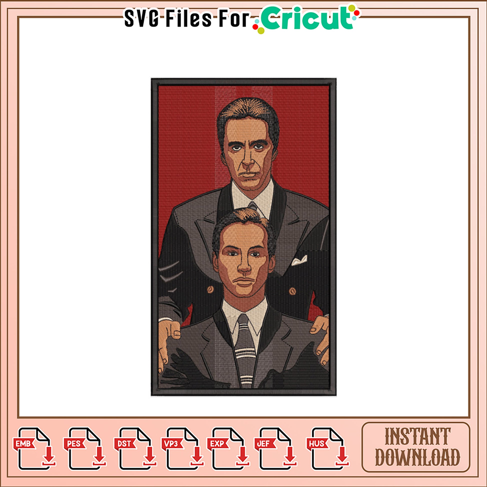 Goodfellas Embroidery Design Instant Download