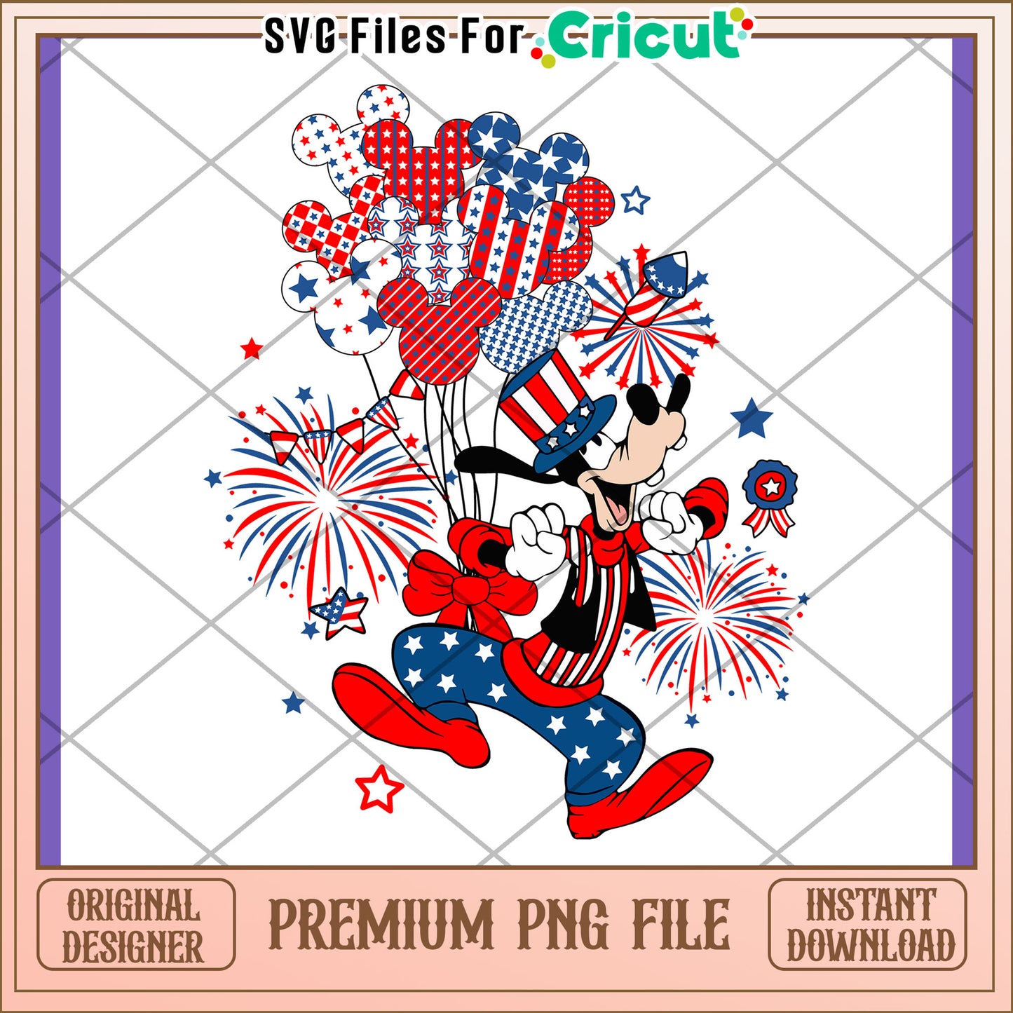 Goofy 4th of July PNG Design
