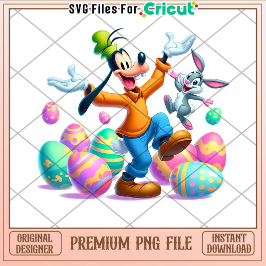 Goofy Easter PNG Cricut File Instant Download