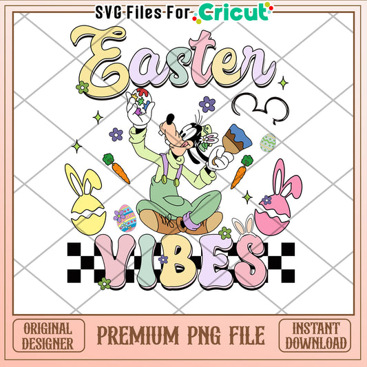 Goofy Easter Vibes PNG Design