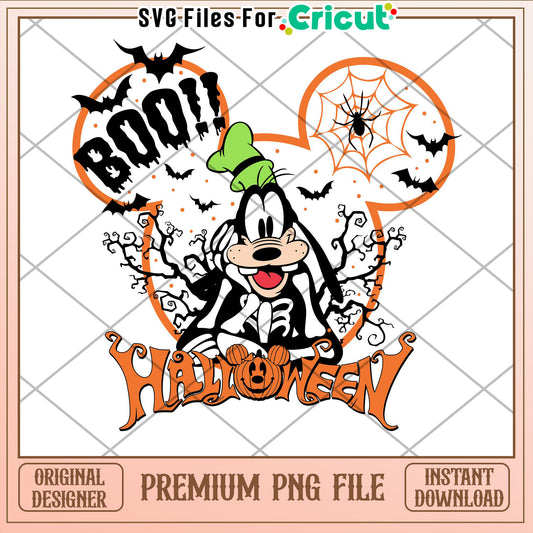 Goofy Halloween PNG Cricut Design