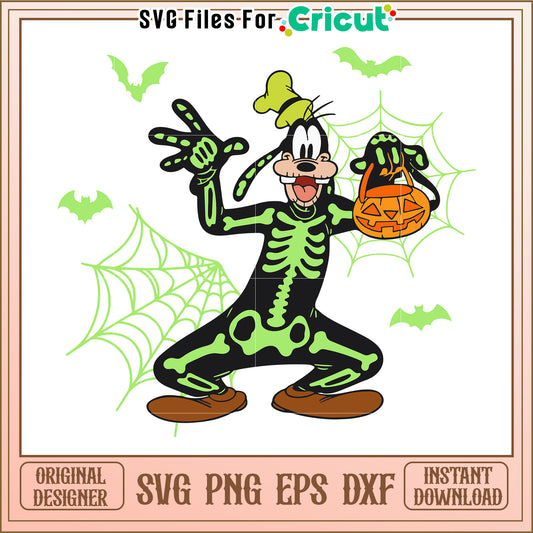 Goofy Halloween SVG Design PNG EPS DXF