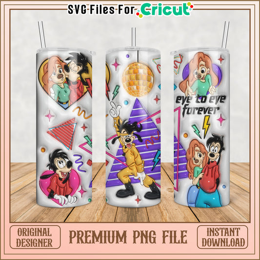 Goofy Max Tumbler PNG Design