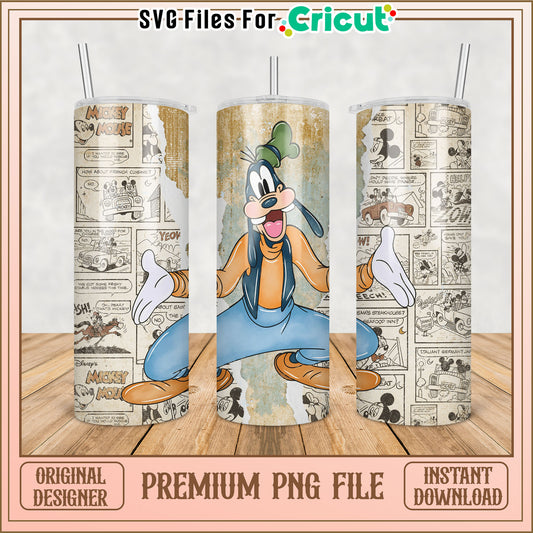 Goofy Mickey Mouse PNG Sublimation