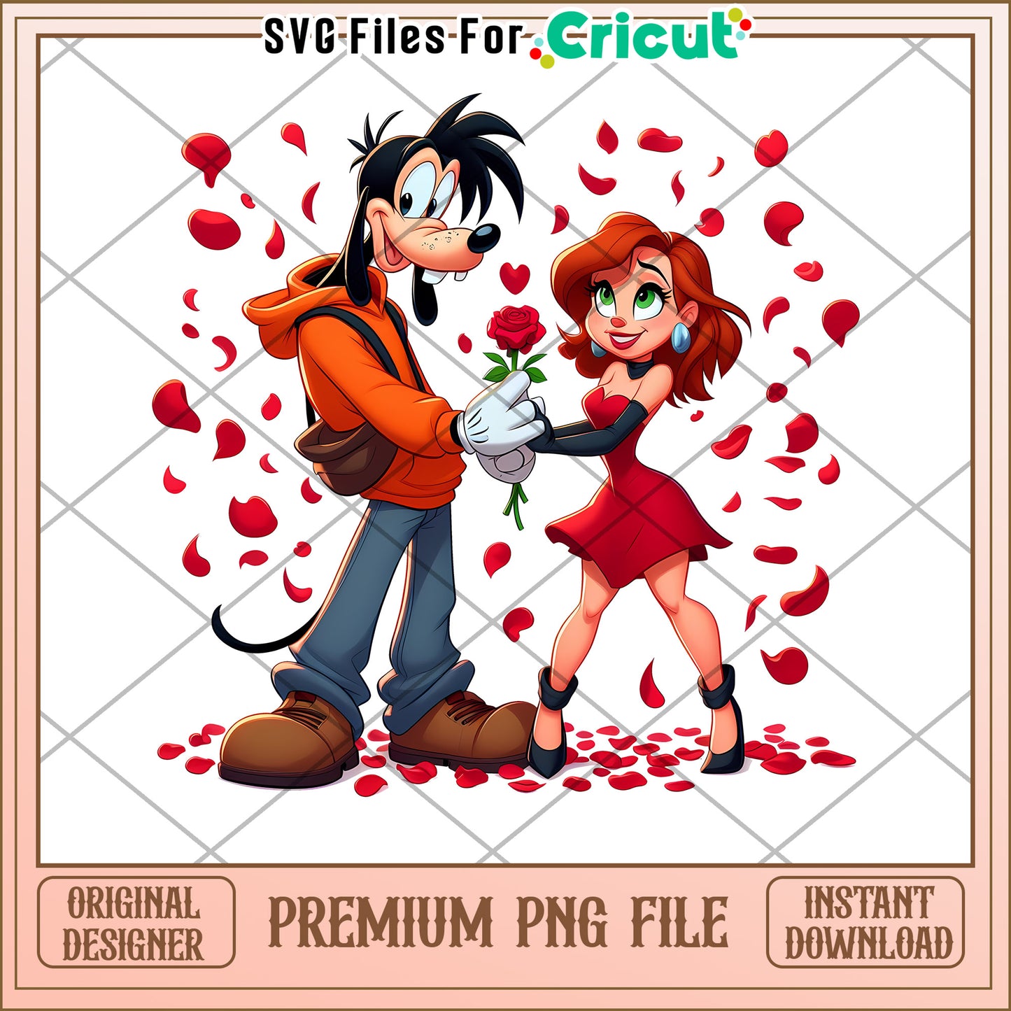 Goofy Minnie Mouse PNG Valentine's Day