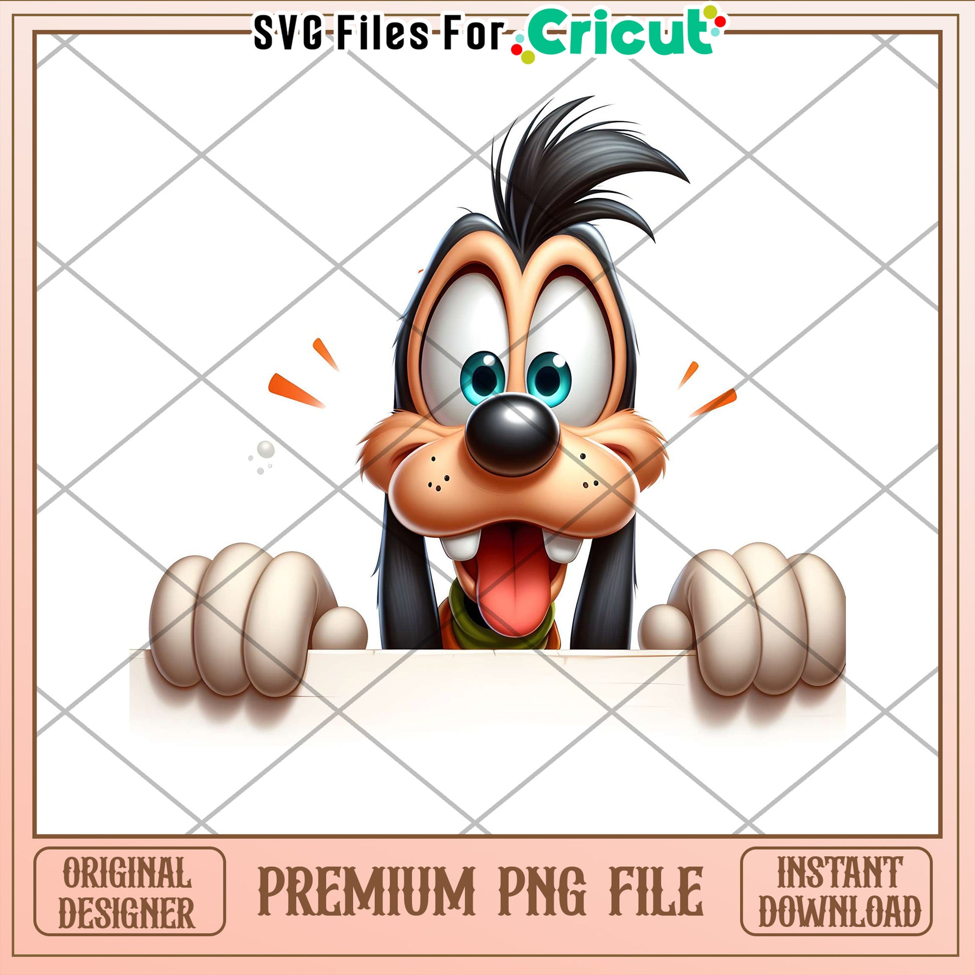 Goofy PNG Image Instant Download