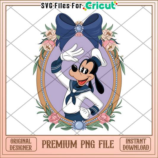 Goofy Sailor PNG File Download, Perfect for Crafting Projects