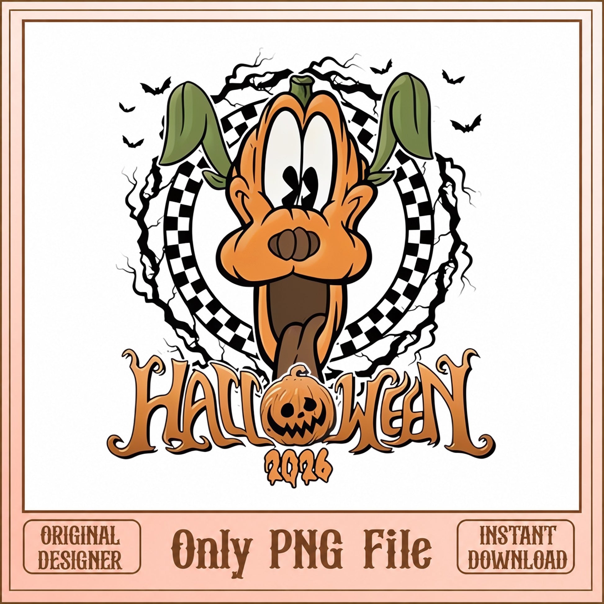 Goofy Halloween 2024 PNG, Disney Character, Pumpkin PNG