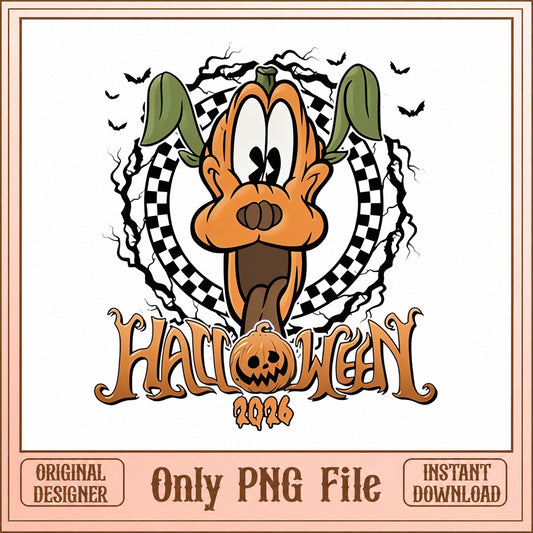 Goofy Halloween 2024 PNG, Disney Character, Pumpkin PNG