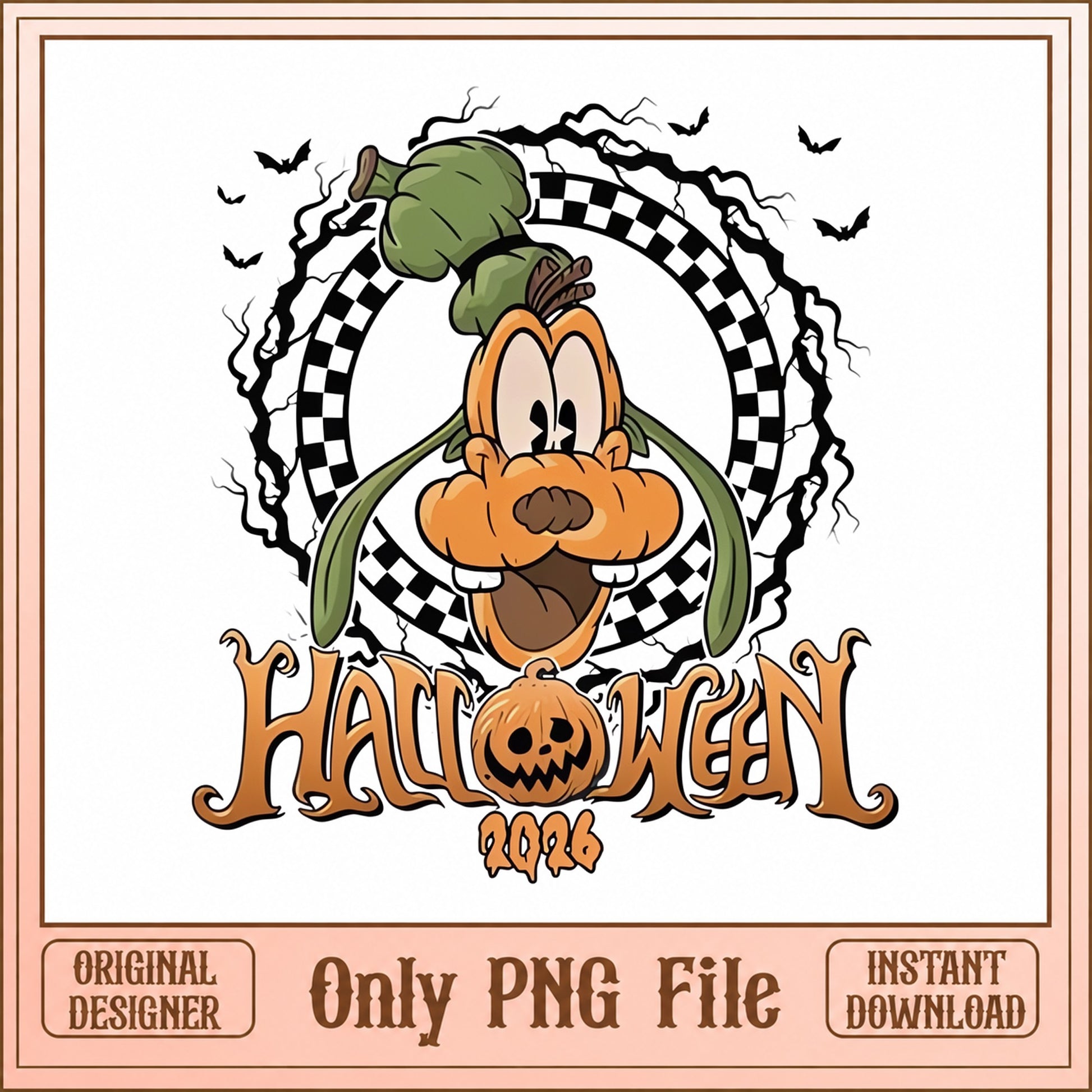 Goofy Halloween PNG, Disney Character Halloween, Spooky PNG