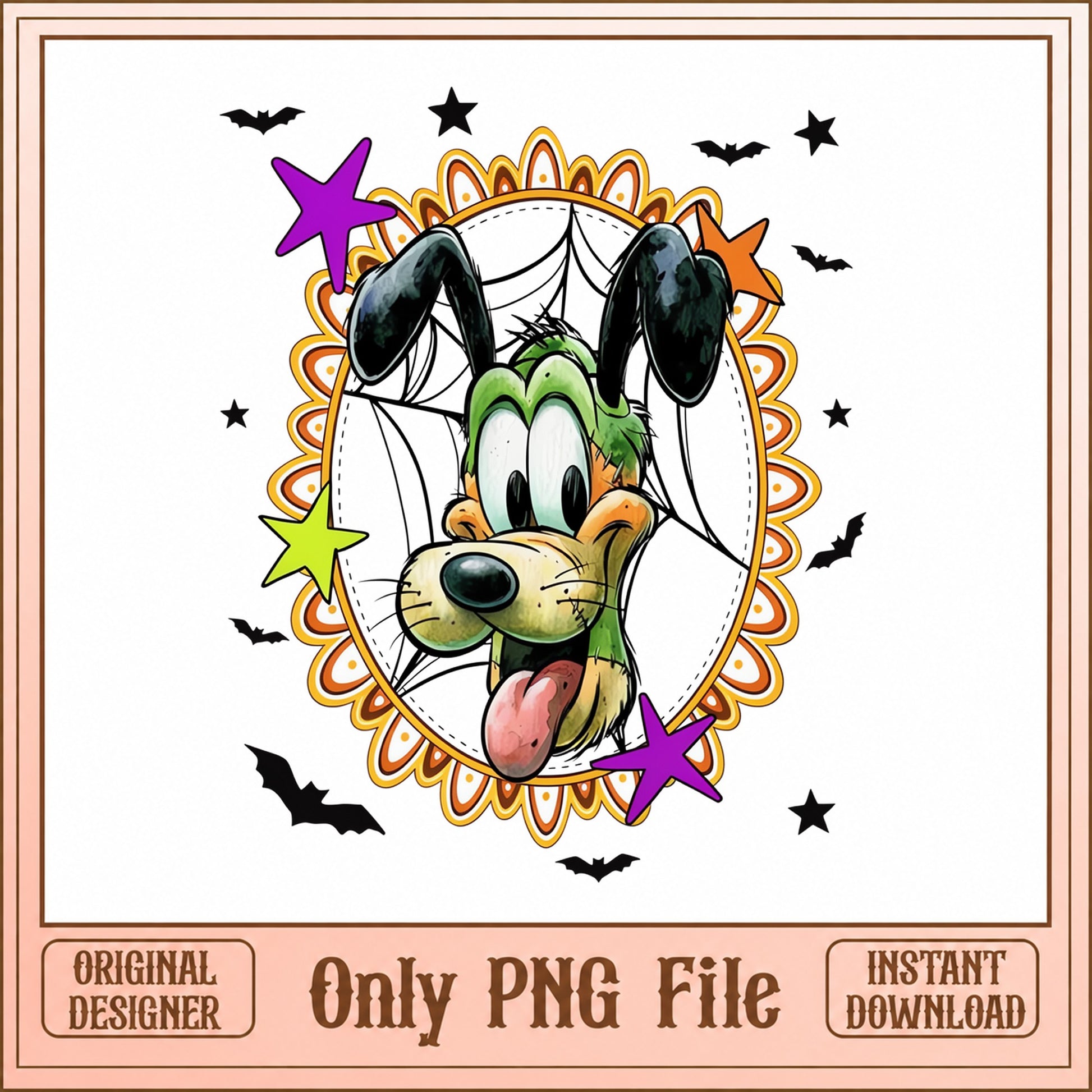 Goofy Halloween PNG, Disney Character, Spooky Clipart PNG
