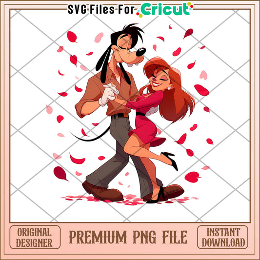 Goofy & Max Dancing PNG Download
