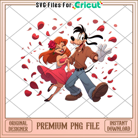 Goofy & Max PNG Valentine's Day