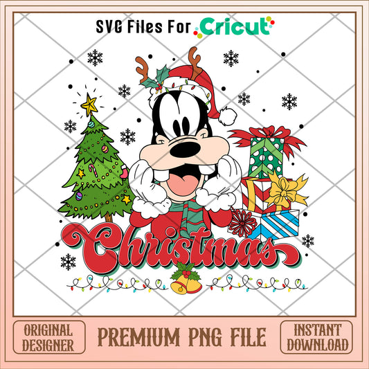 Goofy dog christmas day svg, Goofy dog svg, chrismas svg