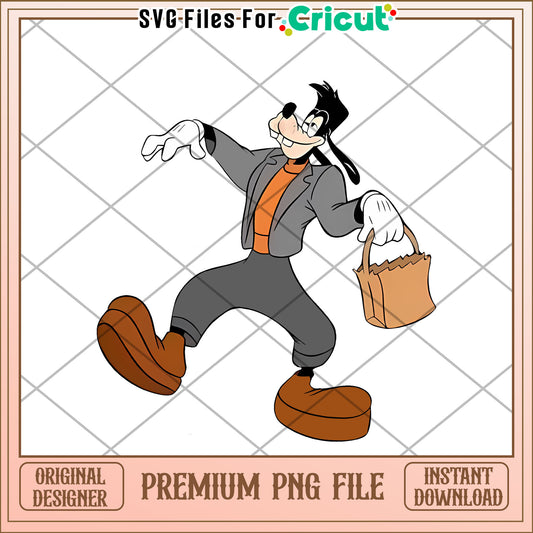 Goofy funny design png, spooky png, halloween countdown​​ png