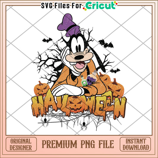 Goofy halloween png, halloween​ candy png, halloween pumpkin png