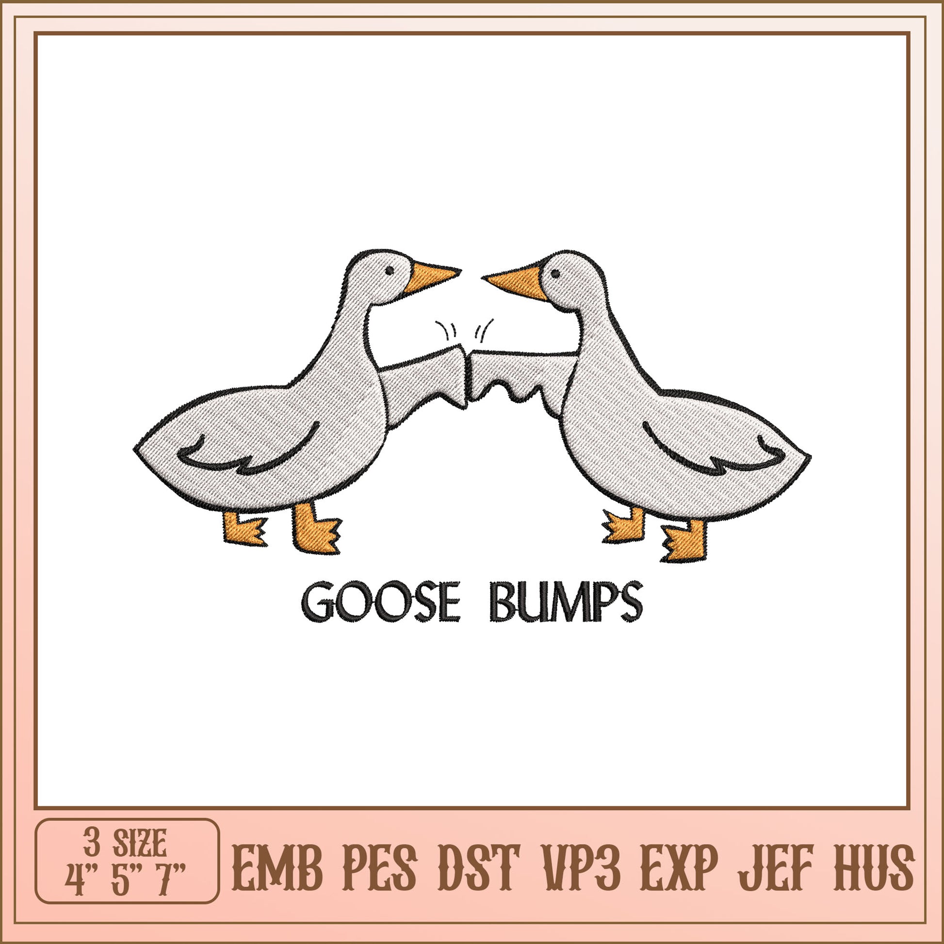 Goosebumps Embroidery Design