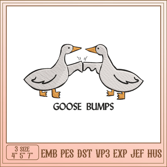 Goosebumps Embroidery Design