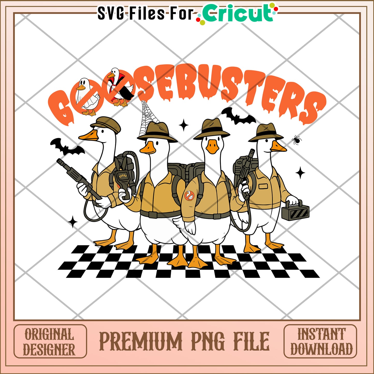 Goose buster png, scary characters png, halloween pumkin png