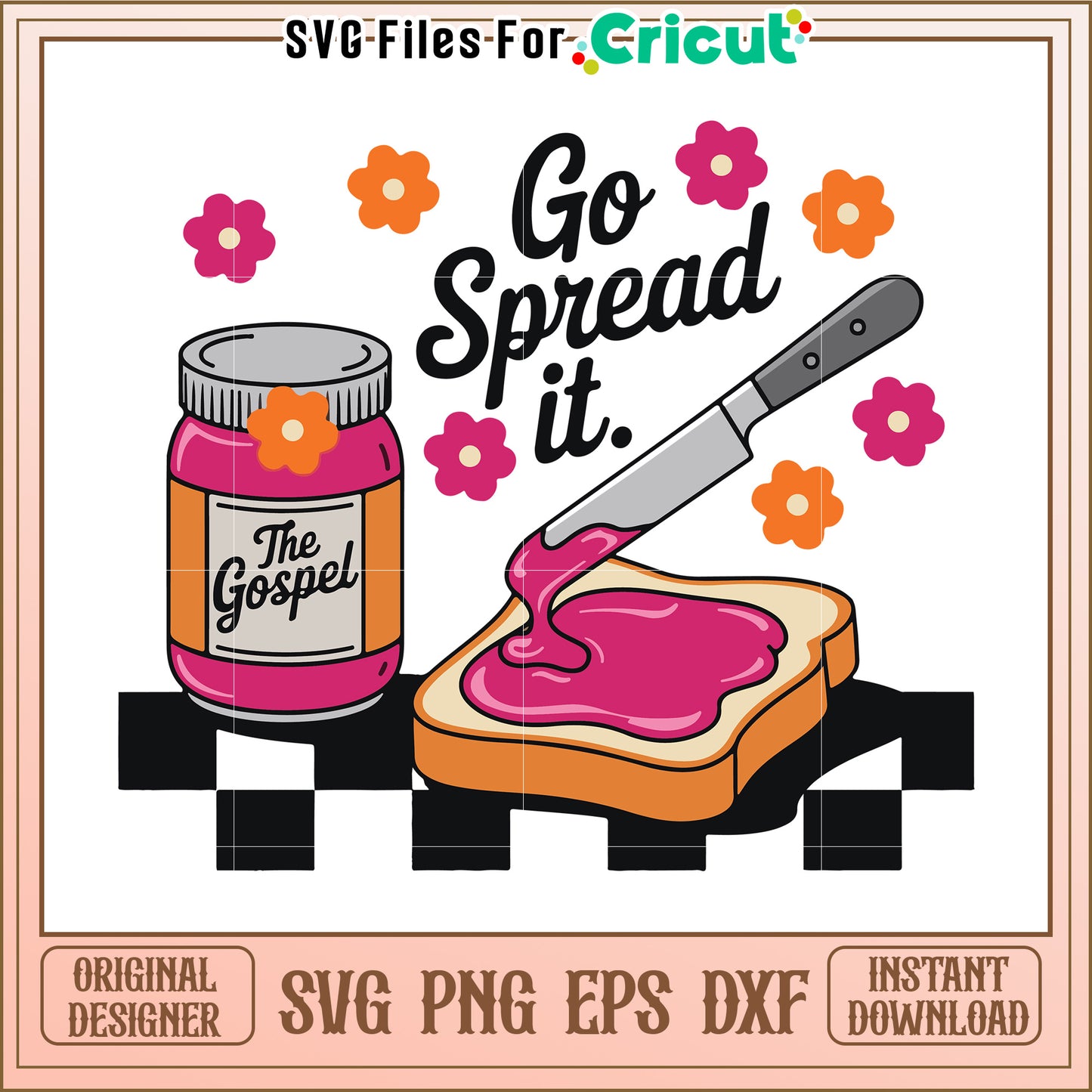 Go spread it svg, halloween design svg, spooky season svg