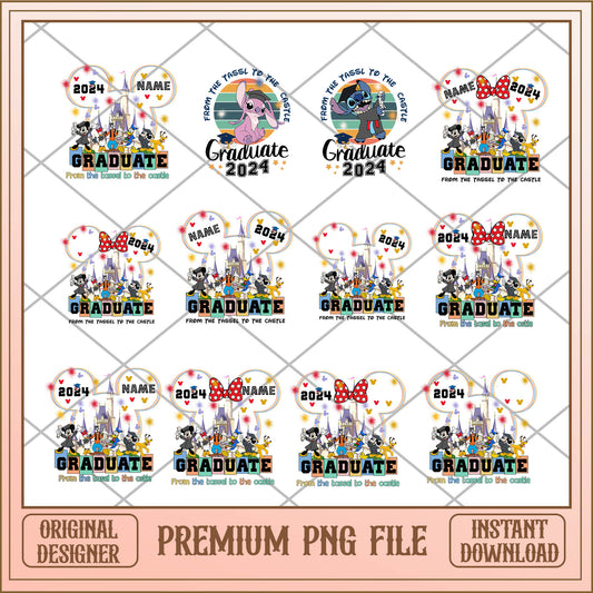 Disney mickey graduate png bundle