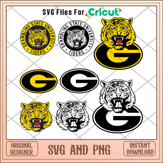 Grambling State Tigers svg, Grambling State Tigers svg bundle, NCAA svg