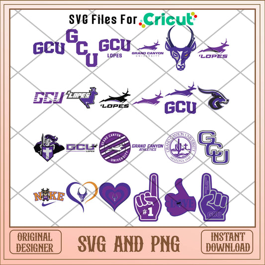 Grand Canyon symbol svg, Grand Canyon svg bundle, NCAA svg