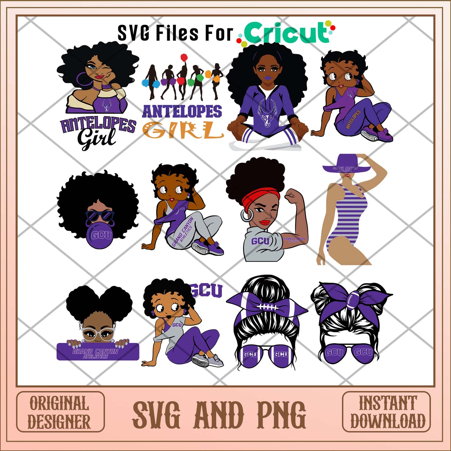 Grand Canyon girl svg, Grand Canyon svg bundle, NCAA svg