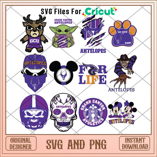 Grand Canyon Disney svg, Grand Canyon svg bundle, NCAA svg