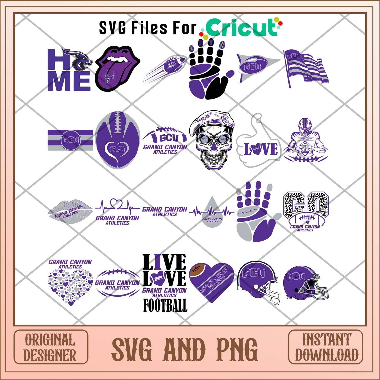 Grand Canyon helmet svg, Grand Canyon svg bundle, NCAA svg
