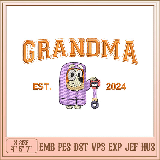 Grandma Embroidery Design 2024