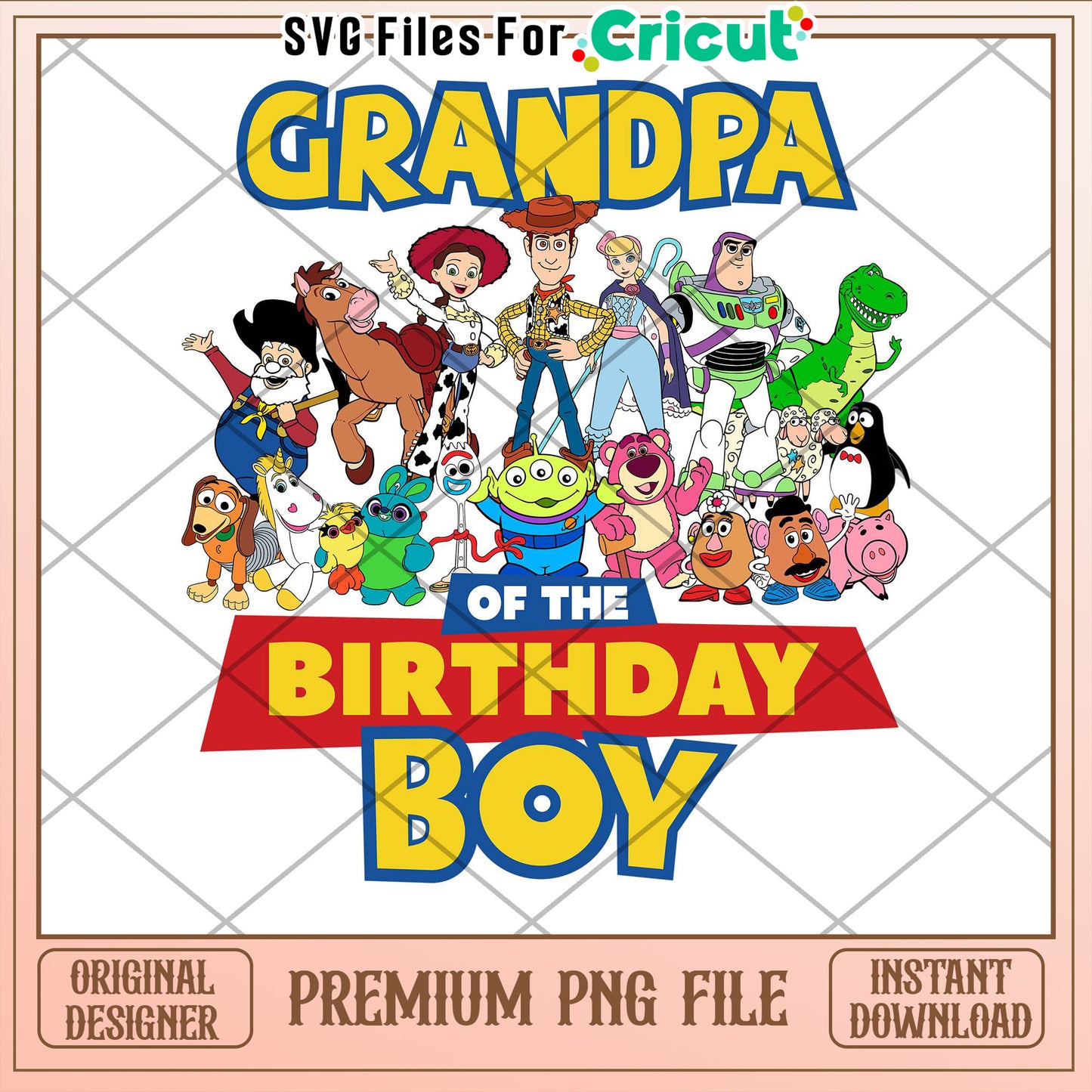 Grandpa Toy Story Birthday PNG