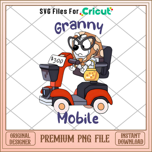 Granny mobile cartoon png