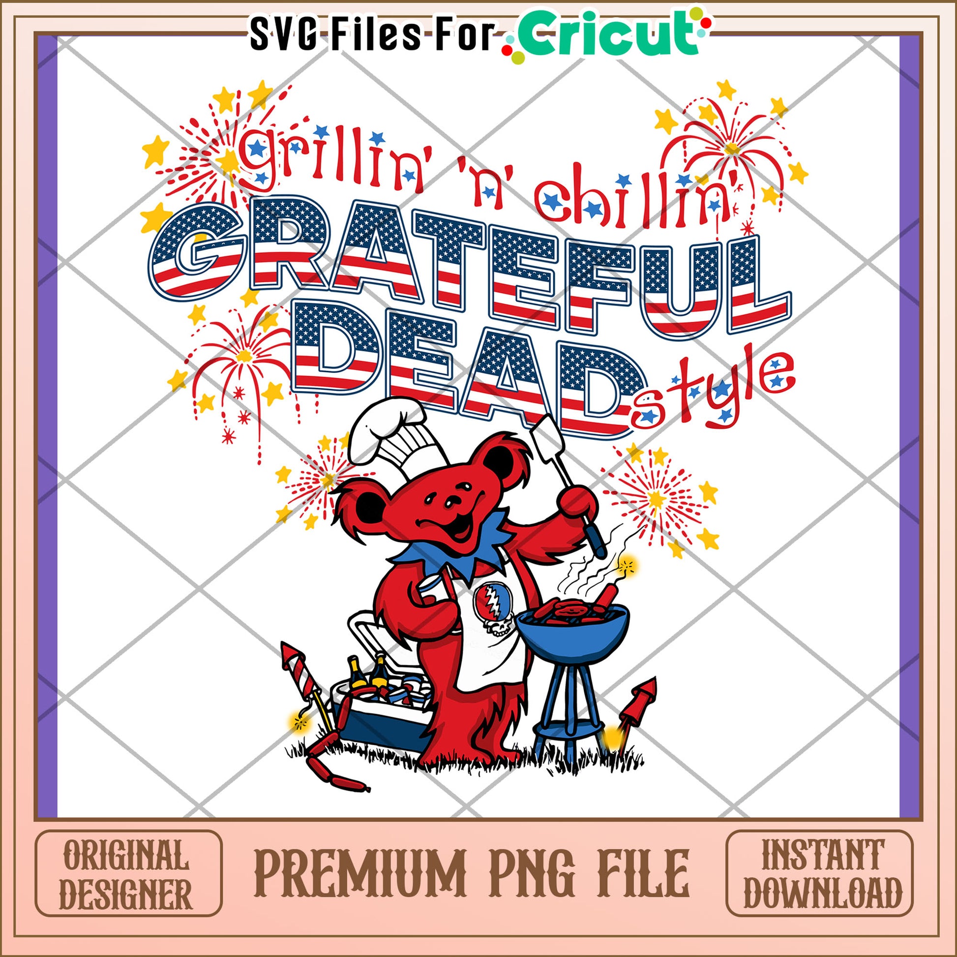 Grateful Dead 4th of July PNG