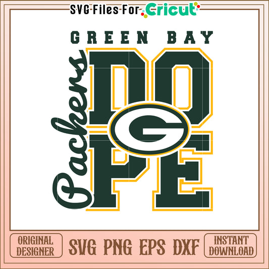 Green Bay Packers Dope SVG Design for Fans