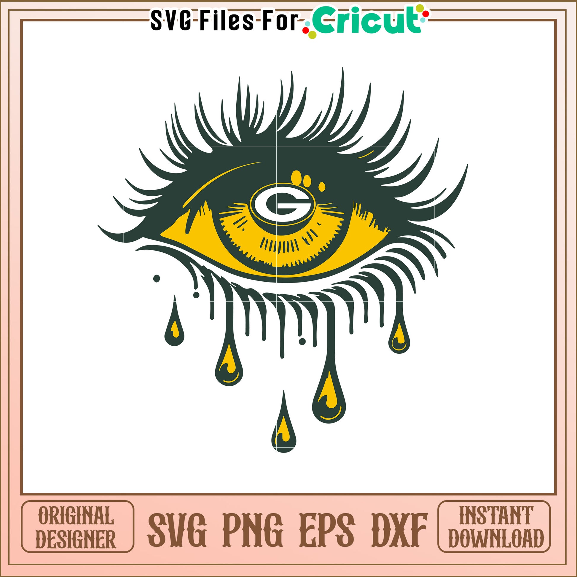Green Bay Packers Eye SVG Design