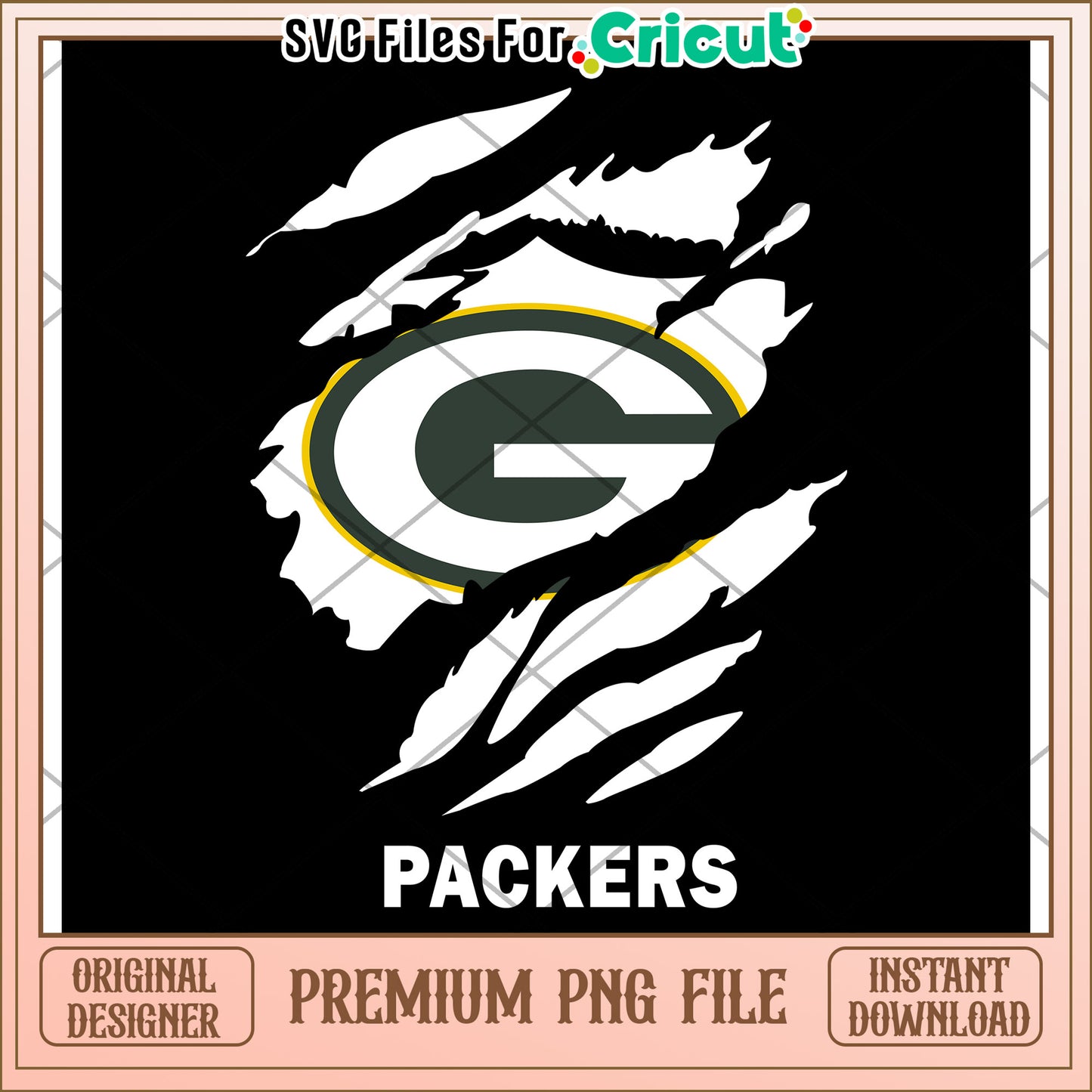 Green Bay Packers Logo PNG File, High-Quality Instant Download