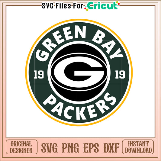 Green Bay Packers Logo SVG Design