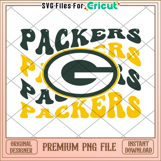 Green Bay Packers PNG design for Cricut users, perfect for fans