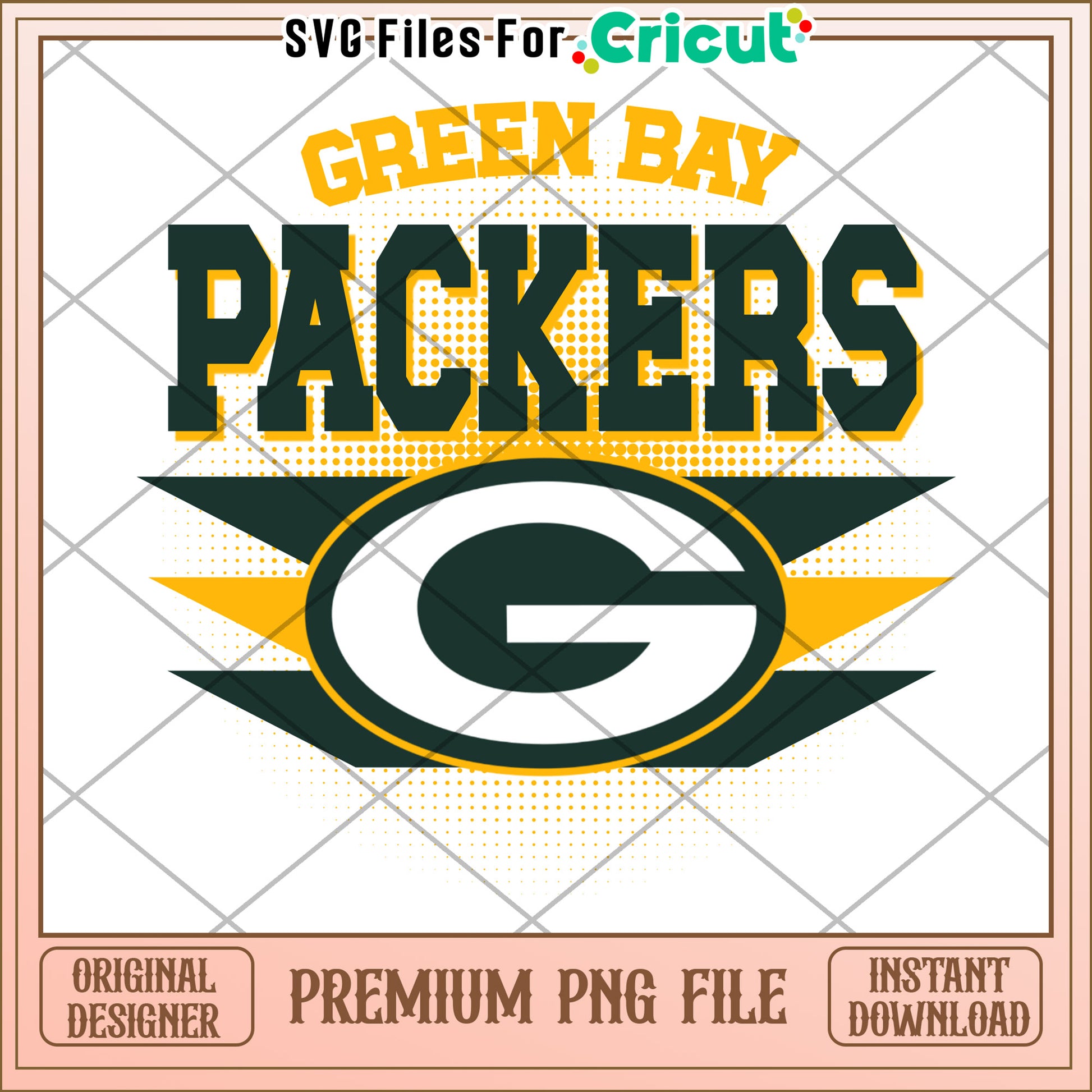 Green Bay Packers PNG file, perfect for Cricut projects and fans