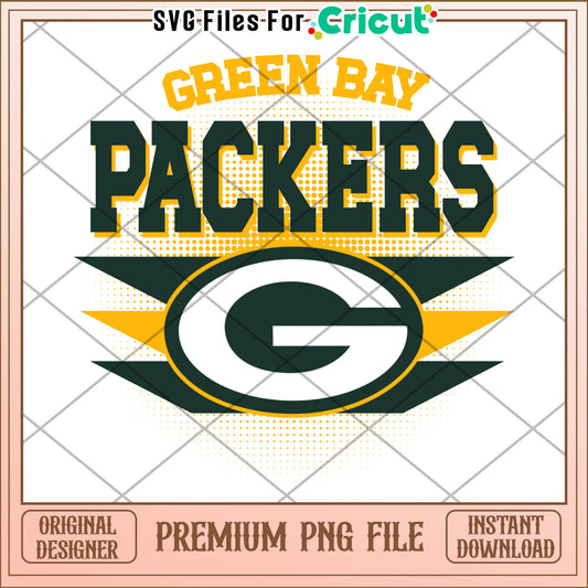Green Bay Packers PNG file, perfect for Cricut projects and fans