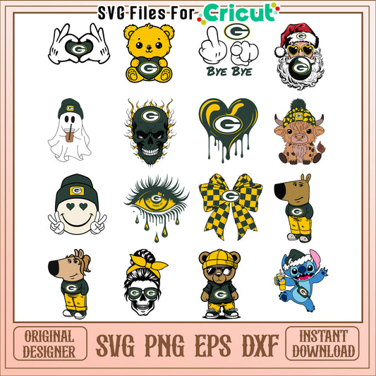 Green Bay Packers SVG Bundle
