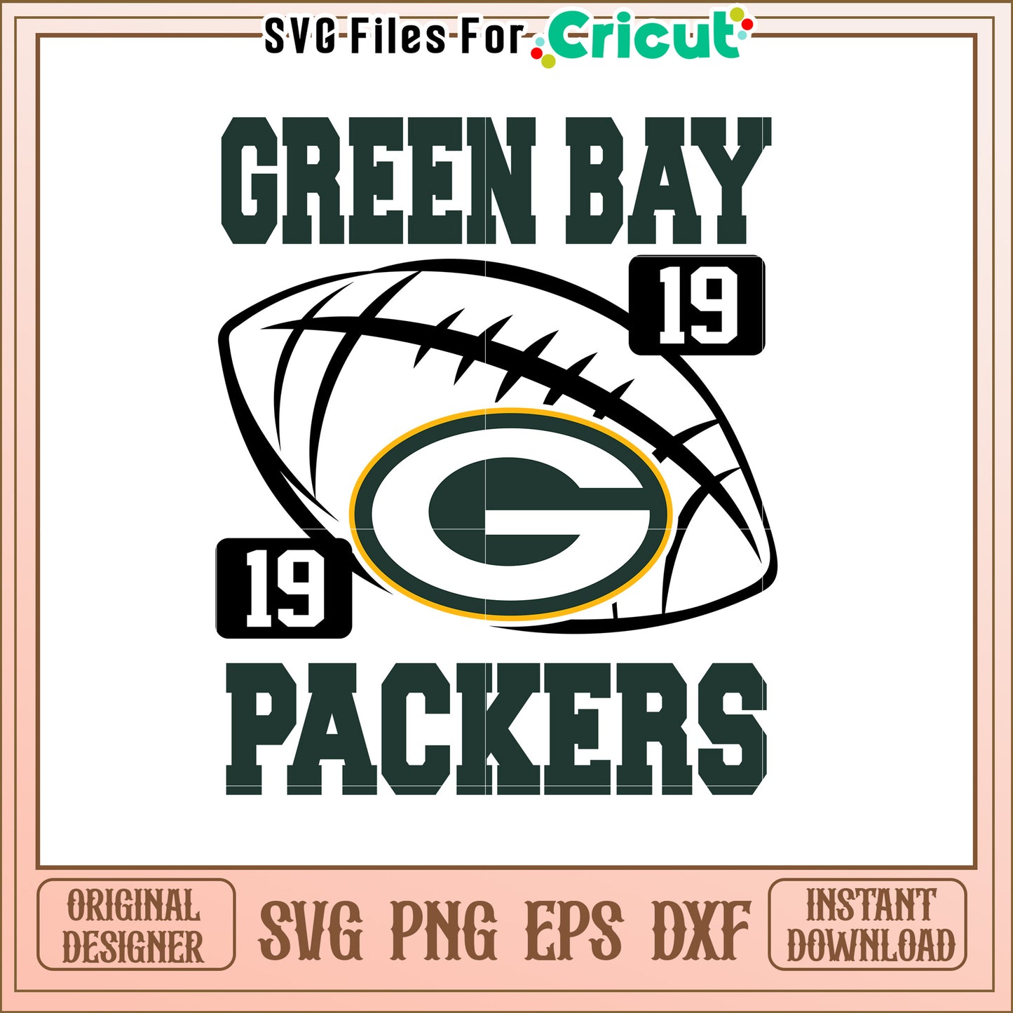 Green Bay Packers SVG Design for Fans and Crafters