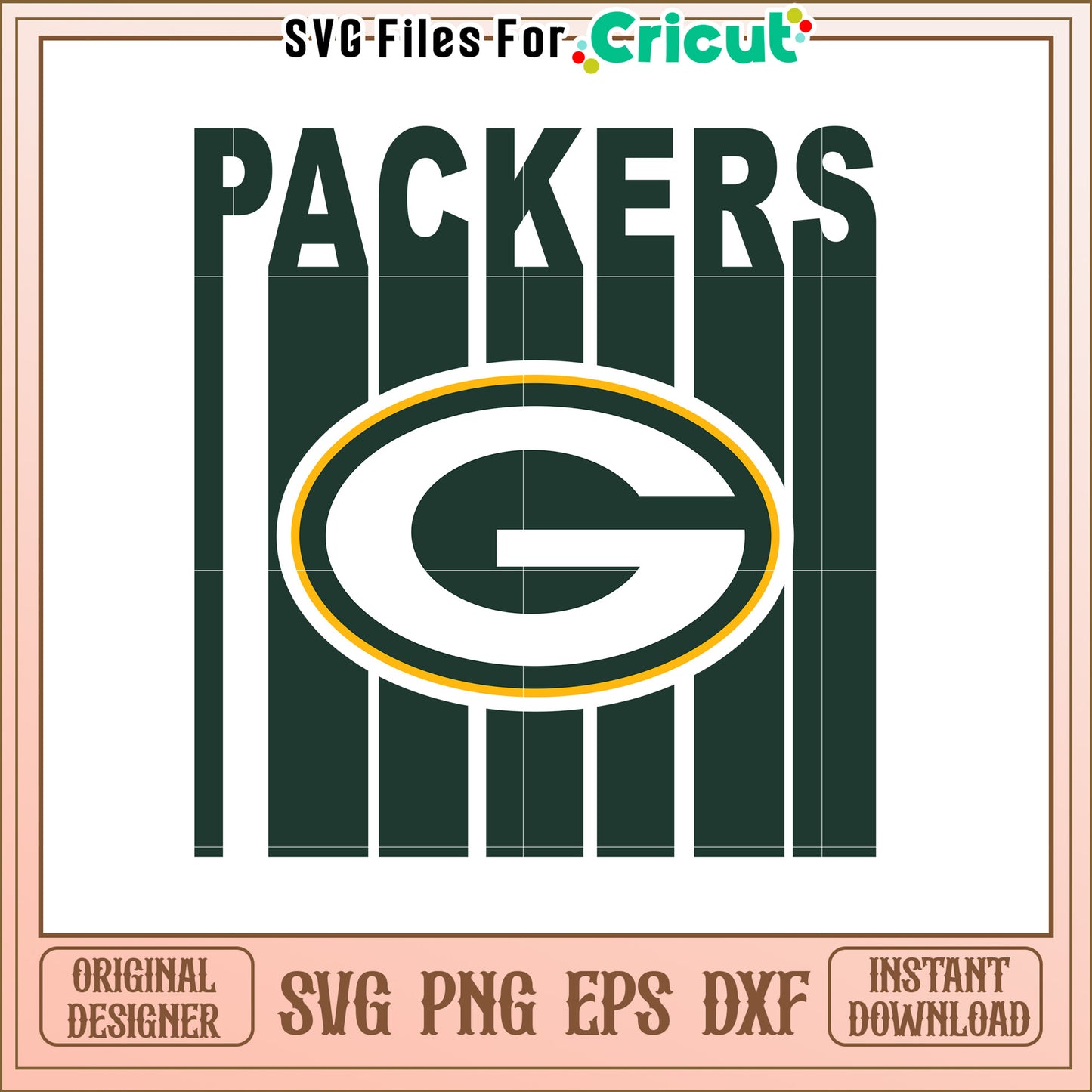 Green Bay Packers SVG Design for Sports Fans Artwork