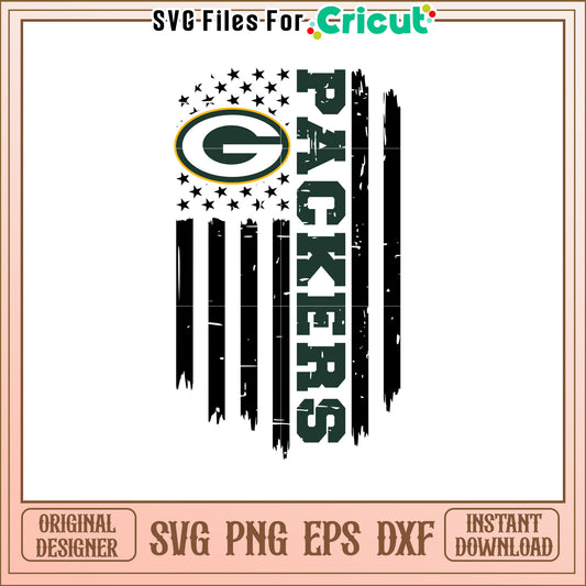 Green Bay Packers SVG Design for Sports Fans Gifts