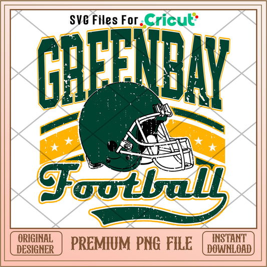 Green Bay football helmet png, Green Bay Packers png, NFL png