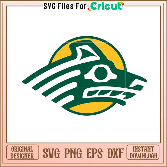 Green Fish Design SVG File, Instant Download for Cricut Users