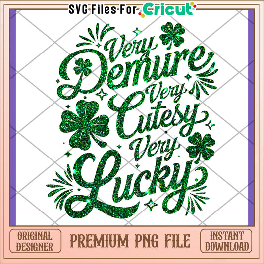 Green Glitter St Patricks Day PNG