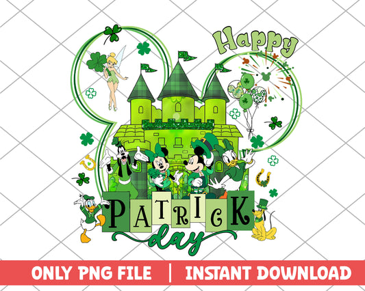 Green castle happy st.patrick's day png 