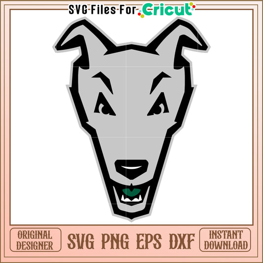 Greyhound Dog SVG File for Cricut, Perfect for Crafting Projects and Designs